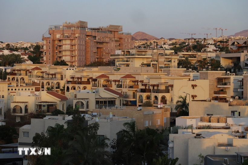 Mặc dù nhỏ, Eilat đóng vai trò kinh tế và chiến lược quan trọng của Israel vì là cổng giao thương qua biển tới châu Á và châu Phi. (Ảnh: Thanh Bình/TTXVN)