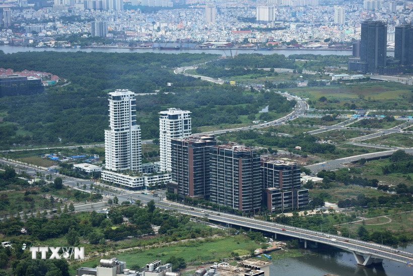 Bet88 free 100 Đăng Ký Nhận 88k khu Đông Thành phố Hồ Chí Minh thuộc khu đô thị Thủ Thiêm, thành phố Thủ Đức, Thành phố Hồ Chí Minh. (Ảnh: Hồng Đạt/TTXVN)