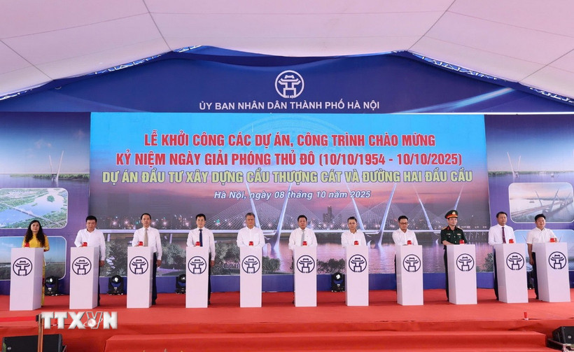 Phối cảnh cầu Thượng Cát.