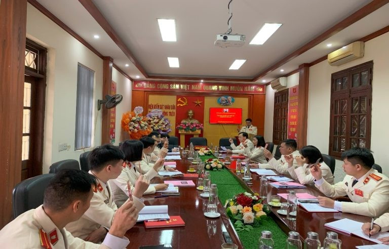 Viện kiểm sát Nhân dân thành phố Đông Triều tổ chức thành công Đại hội Chi bộ nhiệm kỳ 2025-2027. (Nguồn: Đảng bộ Khối các cơ quan tỉnh Quảng Ninh)