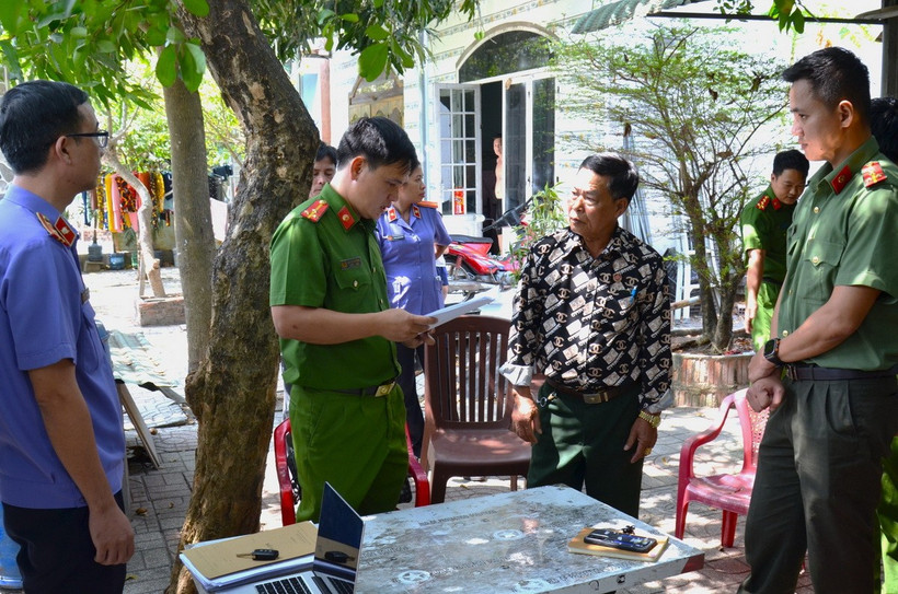 Trần Đình Toan thời điểm bị khởi tố, bắt giam. (Ảnh: Công an cung cấp)