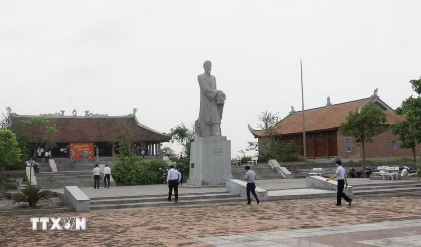 Khu lưu niệm Nhà bác học Lê Quý Đôn tại xã Lê Quý Đôn, tỉnh Hưng Yên. (Ảnh: Thế Duyệt/TTXVN)