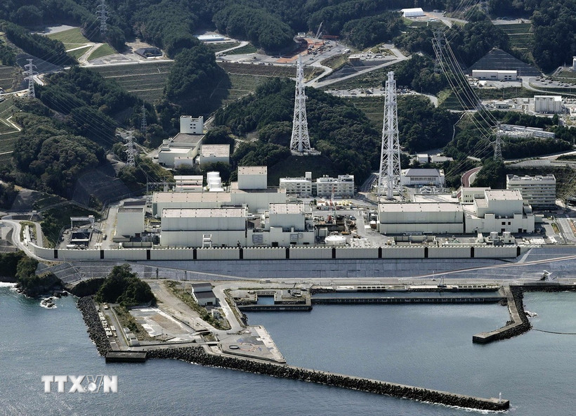 Nhà máy điện hạt nhân Onagawa ở tỉnh Miyagi, Nhật Bản. (Ảnh: Kyodo/TTXVN)