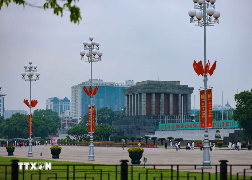 Lăng Chủ tịch Hồ Chí Minh. (Ảnh: Thanh Tùng/TTXVN)