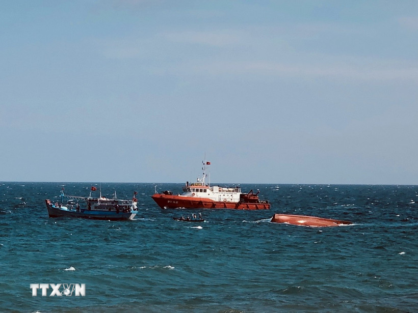 Tìm kiếm ngư dân mất tích trên biển. Ảnh minh họa. (Ảnh: TTXVN phát)