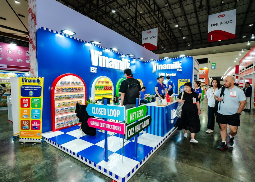 Gian hàng của Vinamilk tại Thaifex Anuga Asia 2025.