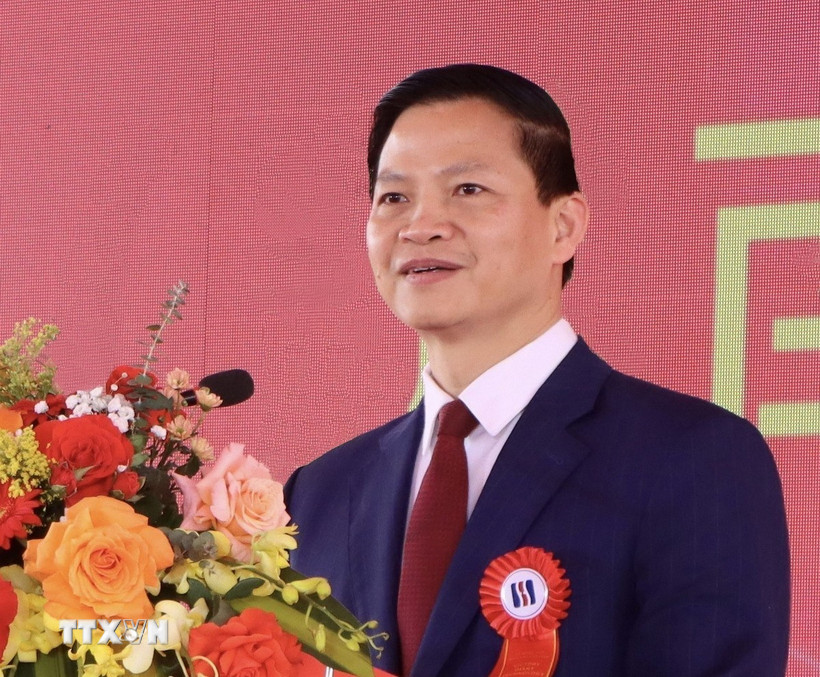 Ông Vương Quốc Tuấn, Phó Bí thư Tỉnh ủy Bắc Ninh (mới) nhiệm kỳ 2020-2025 giữ chức vụ Chủ tịch Ủy ban Nhân dân tỉnh Bắc Ninh (mới) nhiệm kỳ 2021-2026.(Ảnh: Đỗ Huyền/TTXVN)