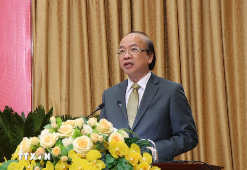 Tại Quyết định số 1882/QĐ-TTg, Thủ tướng Chính phủ điều động, bổ nhiệm ông Phan Chí Hiếu, Chủ tịch Viện Hàn lâm Khoa học xã hội Việt Nam giữ chức Thứ trưởng Bộ Tư pháp. (Ảnh: Thanh Thương/TTXVN)