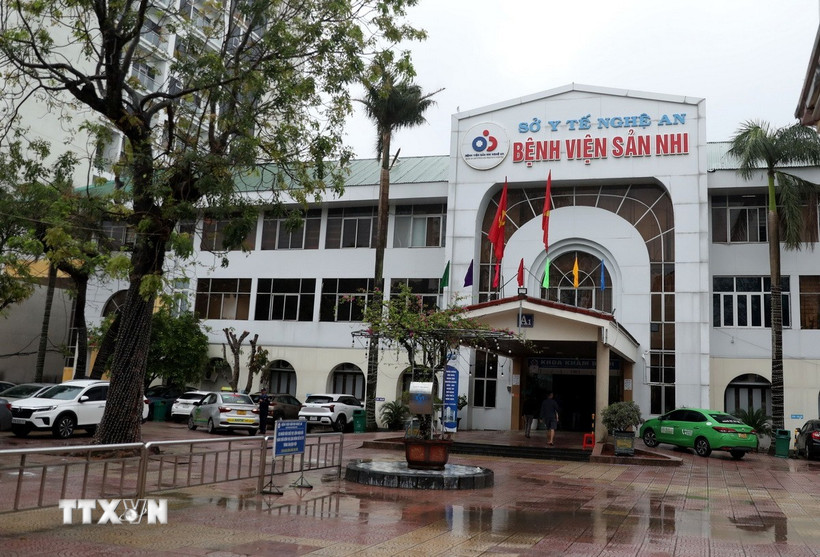 Bệnh viện Sản nhi Nghệ An. (Ảnh: Văn Tý/TTXVN)
