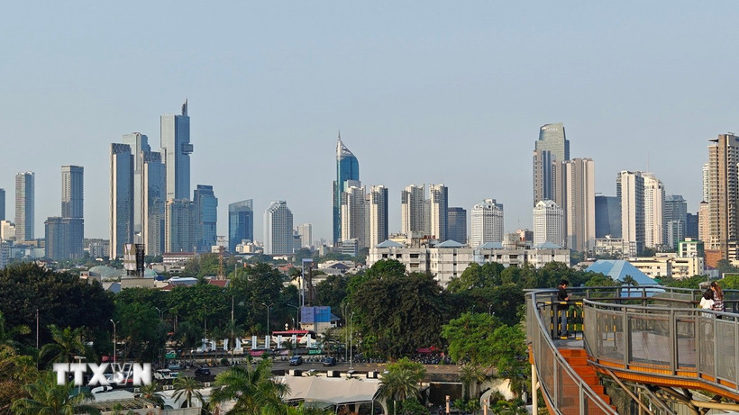 Quang cảnh thủ đô Jakarta, Indonesia. (Ảnh: THX/TTXVN)
