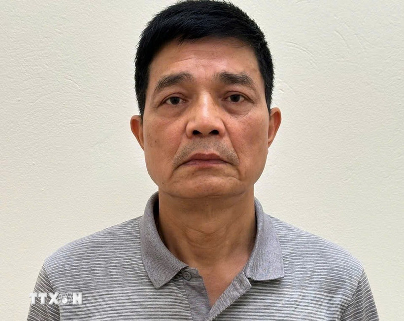 Bị can Nguyễn Thanh Phong, nguyên Cục trưởng Cục An toàn thực phẩm, Bộ Y tế. (Ảnh: TTXVN phát)