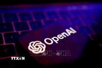 Biểu tượng của Hãng OpenAI. (Ảnh: REUTERS/TTXVN)