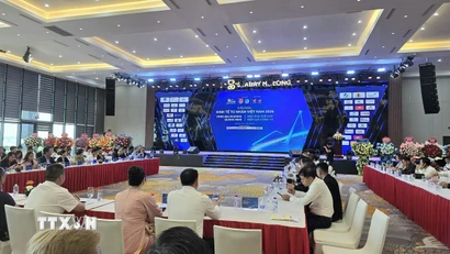 Quang cảnh Diễn đàn Kinh tế tư nhân Việt Nam 2026 (VPSF 2026) vòng địa phương tại Quảng Ninh. (Ảnh: Thanh Vân/TTXVN)