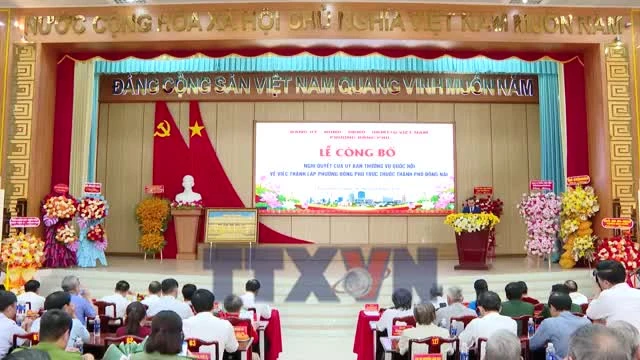 Đồng Nai công bố thành lập 9 phường mới