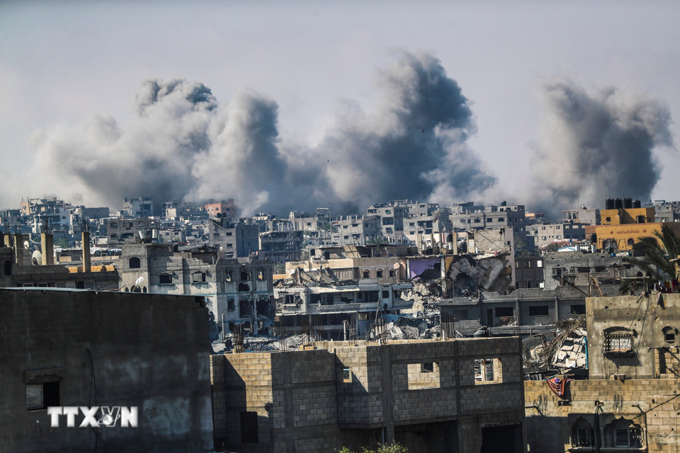 Thủ tướng Israel Benjamin Netanyahu cũng xác nhận chính phủ của ông đã phê duyệt đề xuất trong khi Phong trào Hamas cho biết đã nhận được đề xuất thông qua các bên trung gian và đang tiến hành đánh giá. (Ảnh: THX/TTXVN)