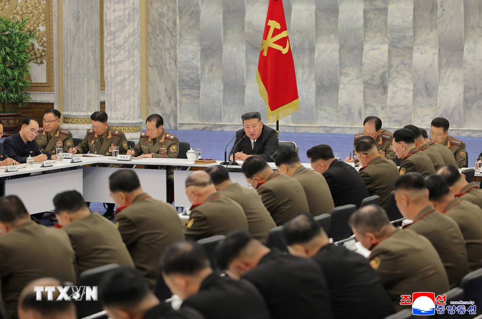 Theo KCNA, Bình Nhưỡng đã thay thế các quan chức quân sự cấp cao, gồm Cục trưởng Cục Pháo binh và Cục trưởng Cục An ninh của quân đội Triều Tiên. (Ảnh: Yonhap/TTXVN)
