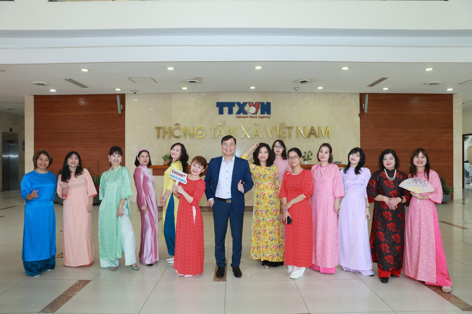 VietnamPlus hân hoan đón chào ngày Quốc tế Phụ nữ. (Ảnh: Vietnam+)