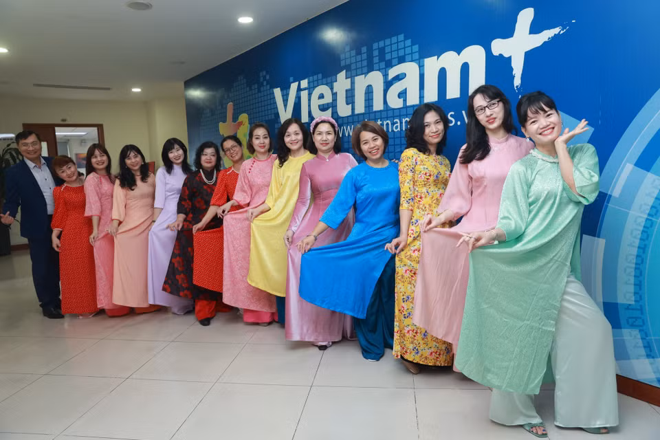 Những sắc màu tươi tắn. (Ảnh: Vietnam+)