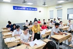 Thí sinh dự thi Tốt nghiệp phổ thông năm 2025. (Ảnh: Minh Sơn/Vietnam+)
