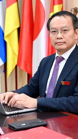 Nhà giáo Ưu tú, Tiến sỹ Phạm Xuân Khánh, Hiệu trưởng Trường Cao đẳng Công nghệ cao Hà Nội. (Ảnh: Diệu Thúy/ TTXVN)