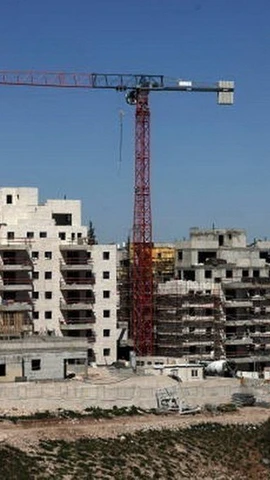 Công trình xây dựng khu định cư của Israel tại Bờ Tây năm 2024. (Nguồn: Getty Images/TTXVN)