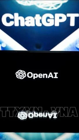 Biểu tượng chatbot ChatGPT của Công ty OpenAl. (Ảnh: AFP/TTXVN)