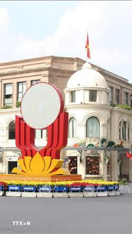 Đại hội đại biểu Đảng bộ thành phố Hà Nội nhiệm kỳ 2025-2030 là sự kiện chính trị quan trọng của Thủ đô. (Ảnh: Nguyễn Cúc/TTXVN)