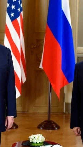 Tổng thống Nga Vladimir Putin và Tổng thống. (Ảnh: THX/TTXVN)