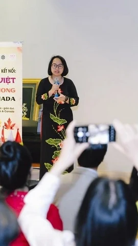 Bà Phan Thị Quỳnh Trang, Giám đốc sáng lập CVCEC. (Ảnh: Hà Linh/TTXVN)