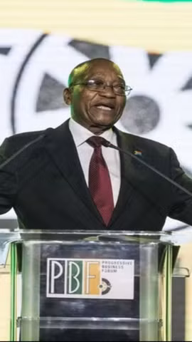 Cựu Tổng thống Nam Phi Jacob Zuma. (Nguồn: AFP/TTXVN)