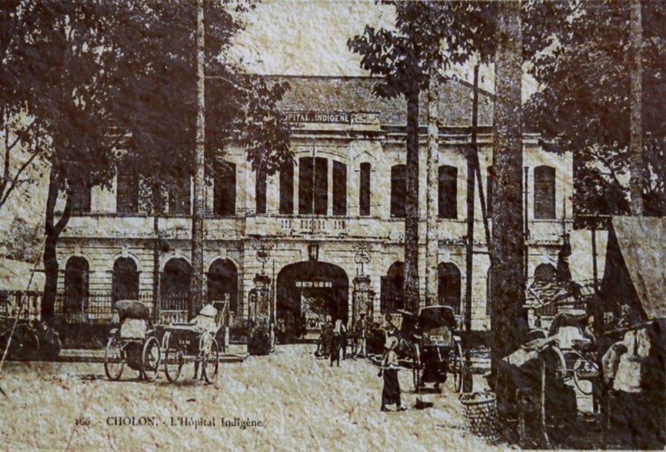 Bệnh viện Chợ Lớn, nay là Bệnh viện Chợ Rẫy Thành phố Hồ Chí Minh. (Ảnh: BTC)