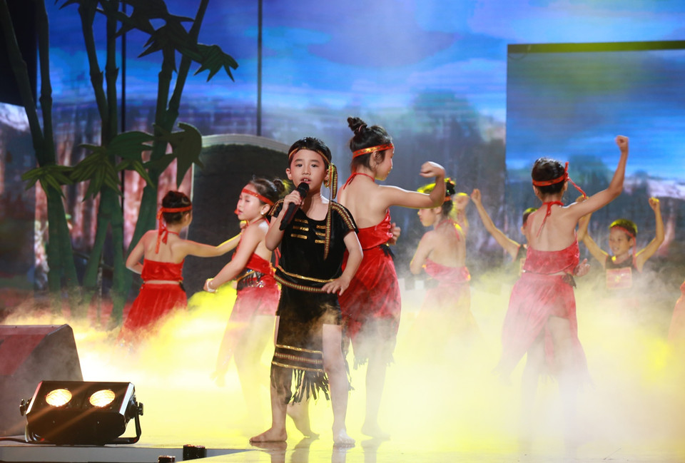 Đức Thanh được các vị giám khảo ví von là ‘cậu bé Tây Nguyên nhảy hip hop.’ (Ảnh: BTC)