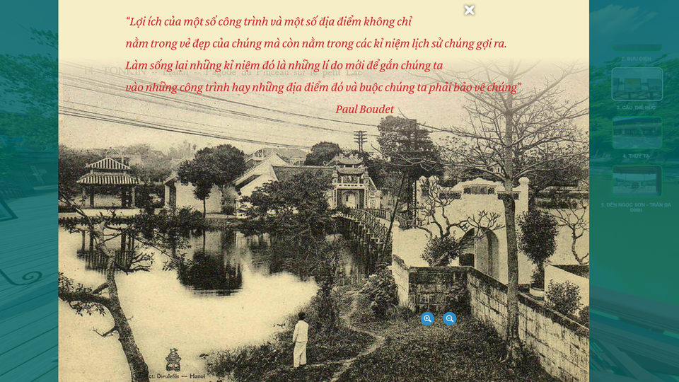 Cầu Thê Húc bắt đầu có dáng vẻ giống với ngày nay.