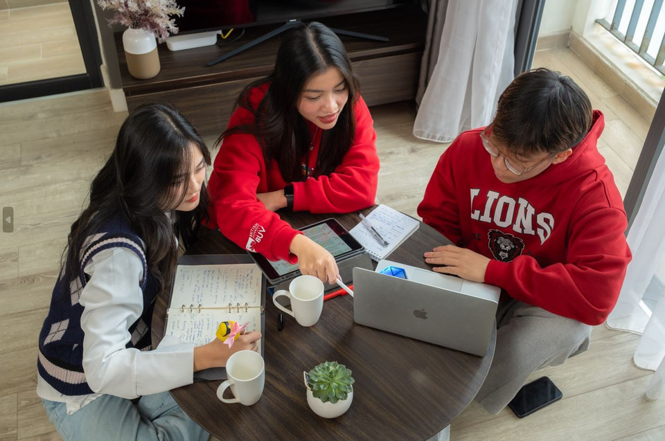 Đây được coi là một trong những ký túc xá "xịn sò" nhất hiện nay. (Ảnh: PV/Vietnam+)