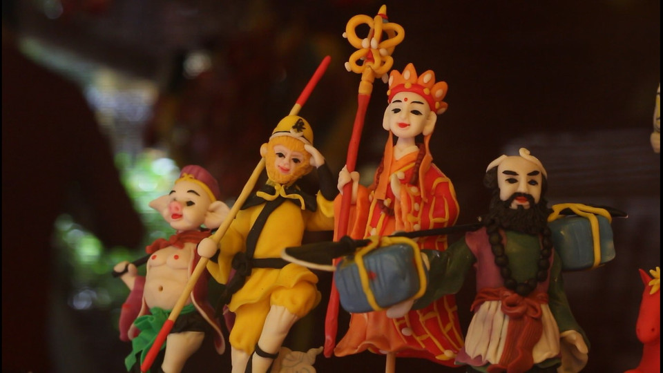 Bộ bốn thầy trò trong 'Tôn Ngộ Không.' (Ảnh: Minh Anh/Vietnam+)