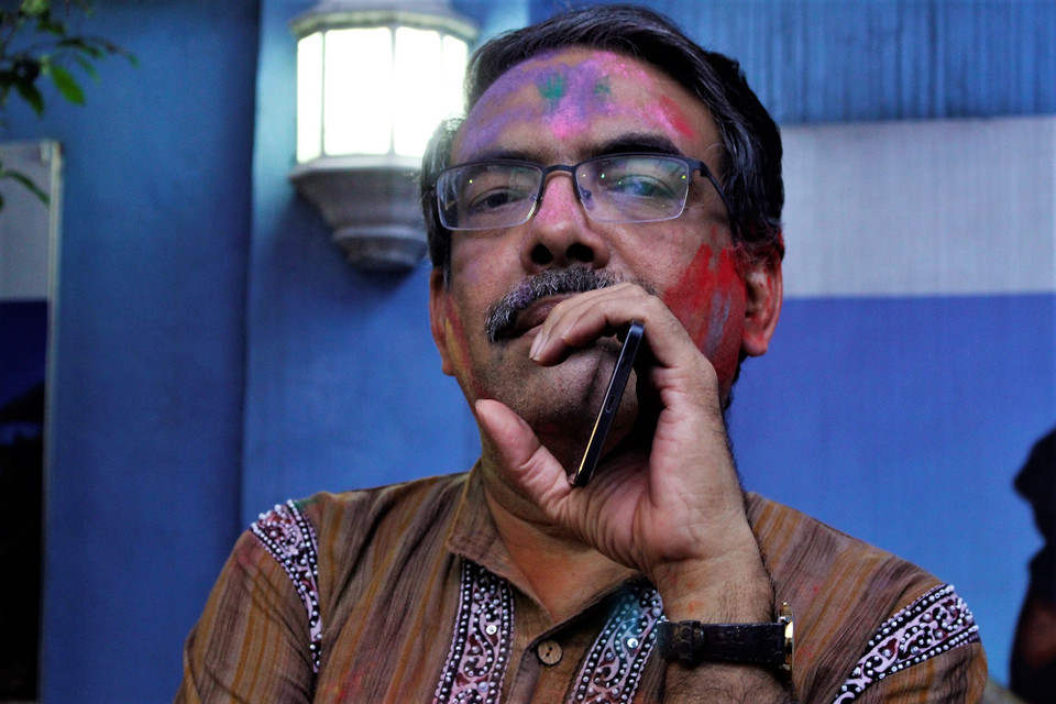 Một gương mặt đầy màu sắc… (Ảnh: Nguyễn Thúy/Vietnam+)