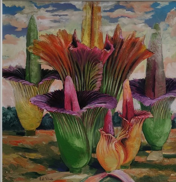 Một trong ba loài quốc hoa của Indonesia, tác giả Lê Vinh. (Ảnh Minh Thu/Vietnam+)