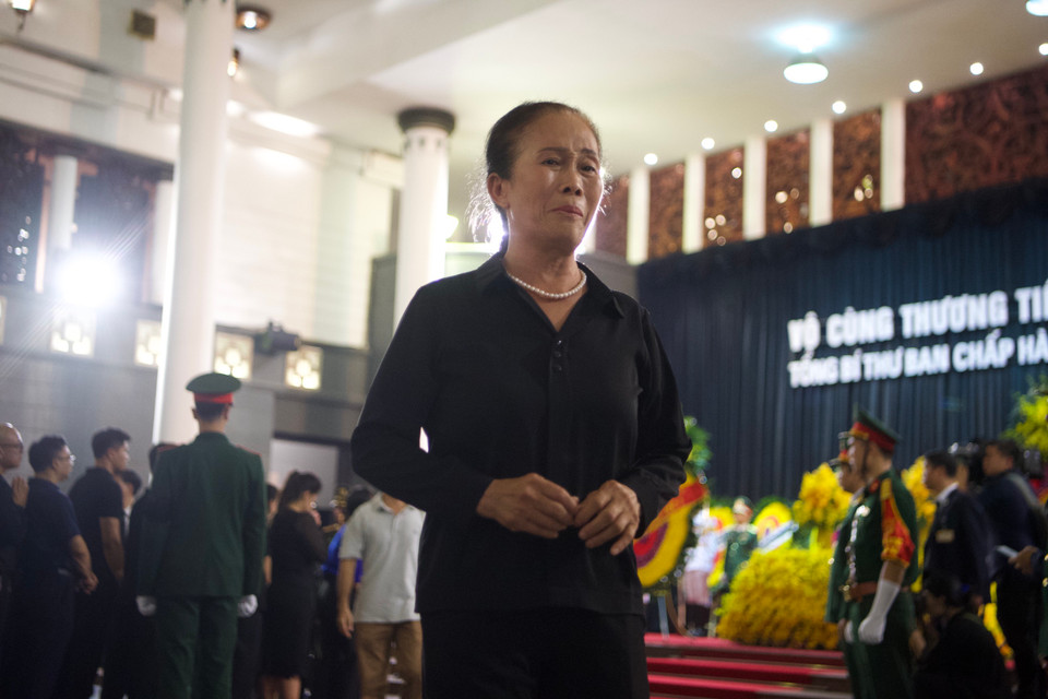 Nhân cách lớn của Tổng Bí thư khiến triệu người Việt đều thành kính tri ân. (Ảnh: Minh Sơn/Vietnam+)