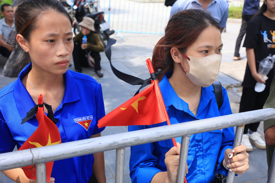 Lực lượng thanh niên tình nguyện đã sẵn sàng làm nhiệm vụ. (Ảnh: Hoài Nam/Vietnam+)