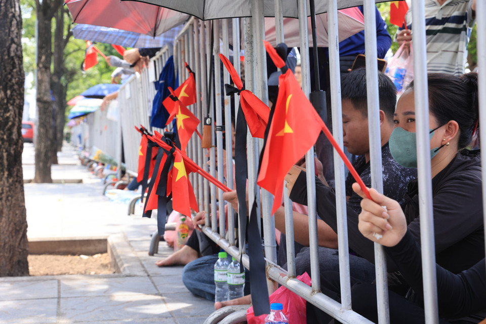 Hình ảnh Tổng Bí thư sẽ luôn sống mãi trong lòng người dân Việt Nam. (Ảnh: Hoài Nam/Vietnam+)