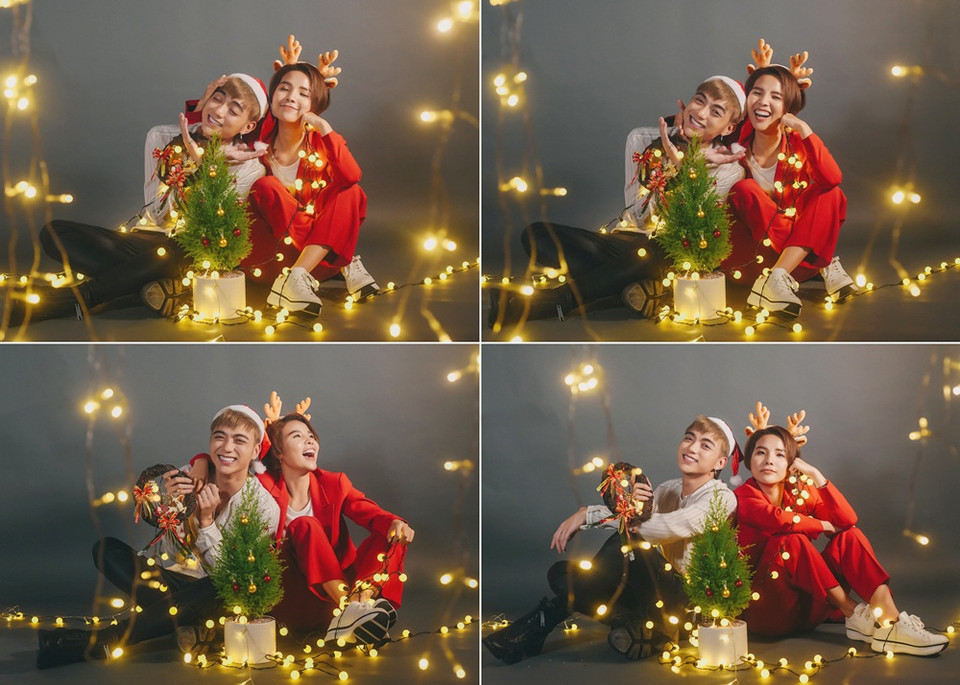 Đây là mùa giải đầu tiên Vũ Cát Tường và Soobin Hoàng Sơn kết hợp cùng nhau trên ghế đôi huấn luyện Giọng hát Việt nhí. Cả hai ghi điểm bằng sự trẻ trung, cá tính. (Ảnh: Cát Tiên Sa)