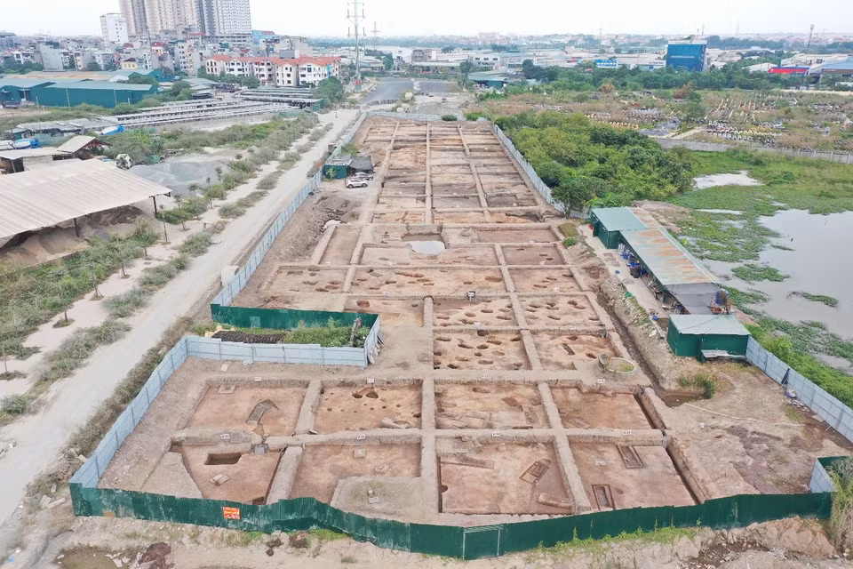 Địa điểm Vườn Chuối là di chỉ cư trú, mộ táng phát triển liên tục qua nhiều giai đoạn từ tiền Đông Sơn đến Đông Sơn. Đây là di chỉ khảo cổ hiếm và quý về/trong thời đại Kim khí ở cả khu vực phía Bắc Việt Nam. (Ảnh: Phương Anh/Vietnam+)