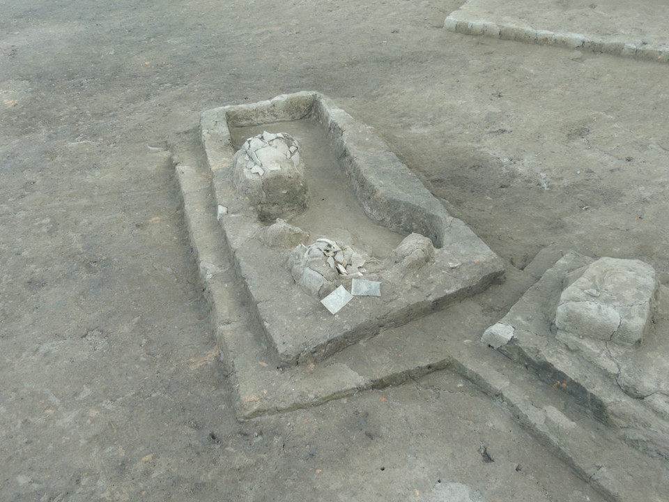 Khu mộ thời kỳ tiền Đông Sơn. (Ảnh: Phương Anh/Vietnam+)