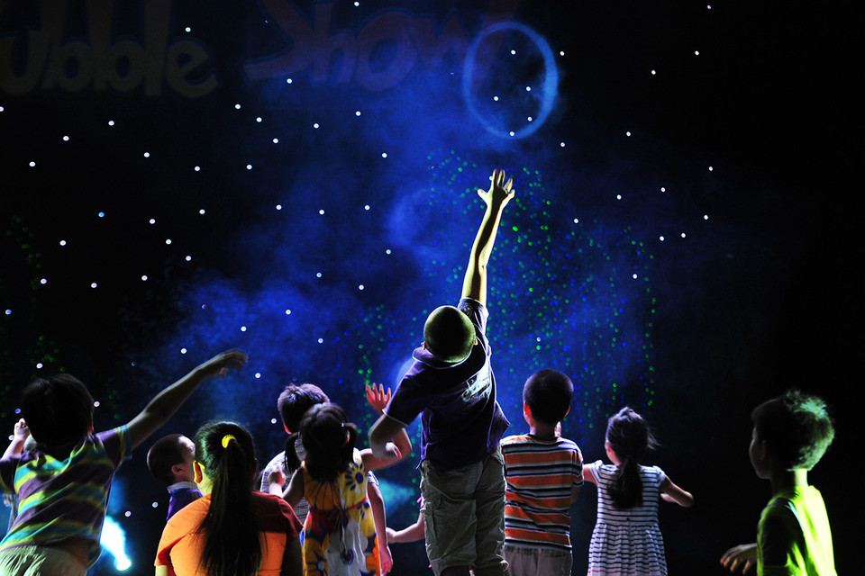 'Trình diễn bong bóng Fan Yang' - Hoàng Hà. (Nguồn ảnh: BTC)