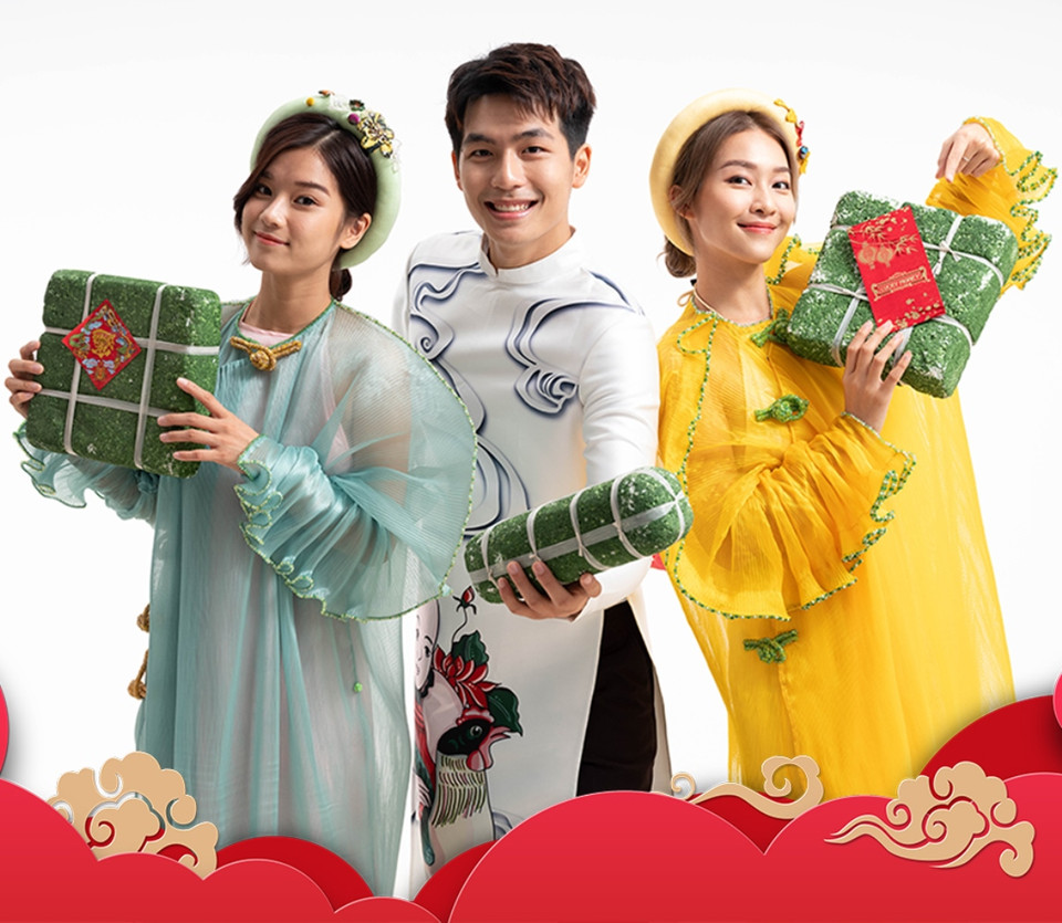 Trong mùa phim Tết 2020, bộ ba Hoàng Yến-Quốc Anh-Khả Ngân sẽ cùng xuất hiện trong 'Bí mật của gió.' (Ảnh: CTV/Vietnam+)