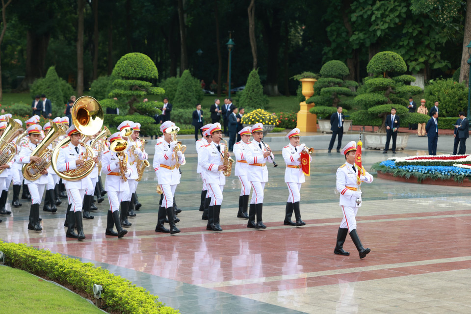 Đội quân nhạc đã sẵn sàng. (PV/Vietnam+)