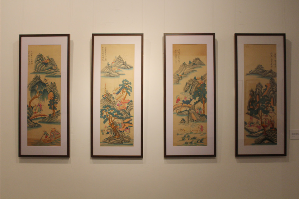 Tác phẩm Kim Vân Kiều truyện của Trung Quốc. (Ảnh: Minh Anh/Vietnam+)