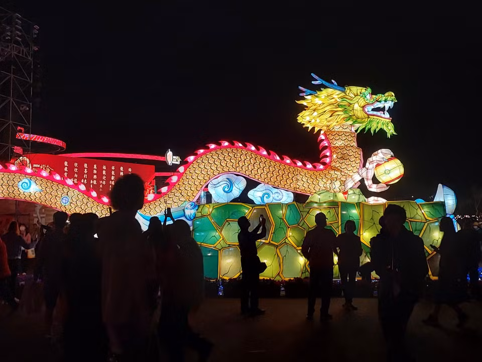 Lễ hội chia thành hai khu vực là "Khu vực Ga Tàu cao tốc" và "Khu vực Anping." Tổng diện tích trưng bày là 50ha. (Ảnh: Minh Thu/Vietnam+)