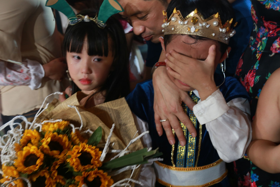 Những giọt nước mắt đã rơi khi kết quả được công bố. (Ảnh: BTC)