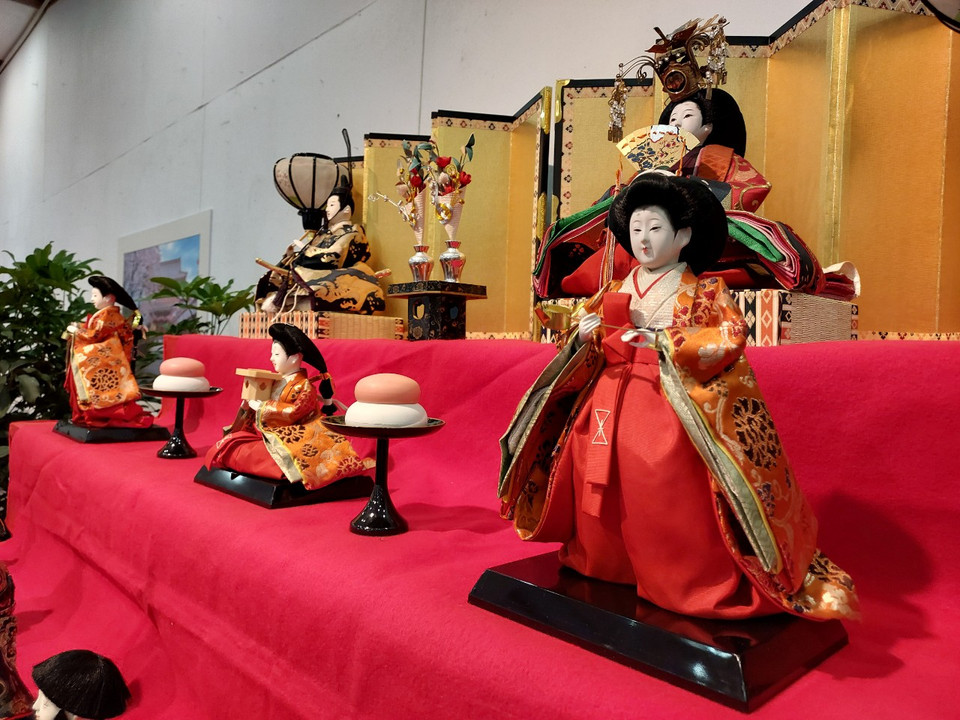 Những nữ quan phục vụ Thiên hoàng và Hoàng hậu. (Ảnh: Minh Thu/Vietnam+)